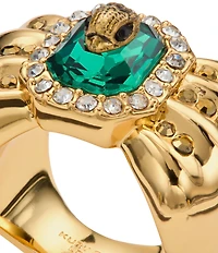 Kurt Geiger London Signature Eagle Bow Cocktail Ring