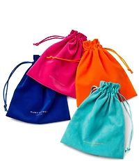 Kurt Geiger London Signature Eagle Candy Gemstone Statement Linear Mismatch Earrings