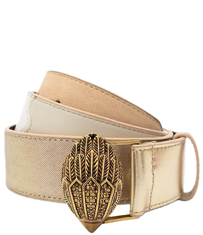 Kurt Geiger London Signature Eagle Colorblock Wide Belt