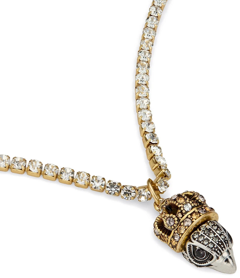 Kurt Geiger London Signature Eagle Crown Short Pendant Necklace