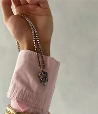 Kurt Geiger London Signature Eagle Crown Short Pendant Necklace