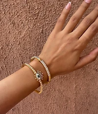 Kurt Geiger London Signature Eagle Crystal Bangle Bracelet