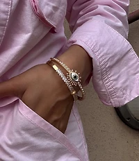 Kurt Geiger London Signature Eagle Crystal Bangle Bracelet