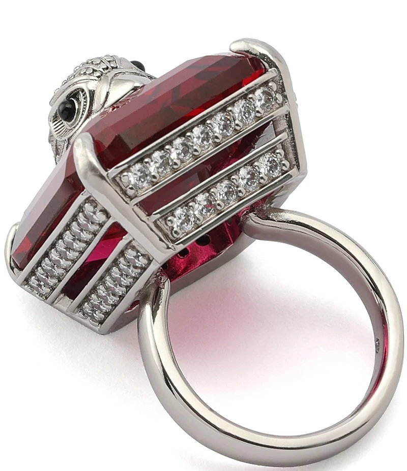 Kurt Geiger London Signature Eagle Crystal Statement Cocktail Ring