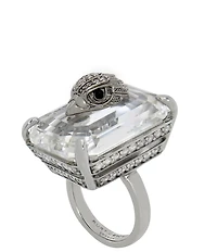 Kurt Geiger London Signature Eagle Crystal Statement Cocktail Ring