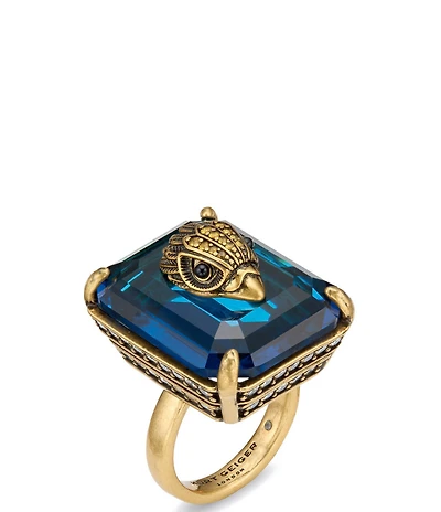 Kurt Geiger London Signature Eagle Gem Cocktail Ring