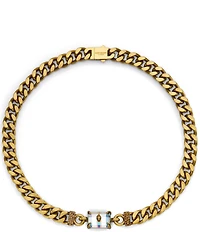 Kurt Geiger London Signature Eagle Gem Chain Collar Necklace