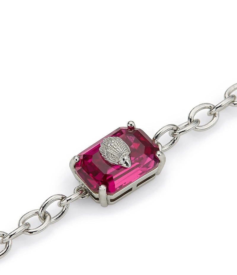 Kurt Geiger London Signature Eagle Gem Chain Link Line Bracelet