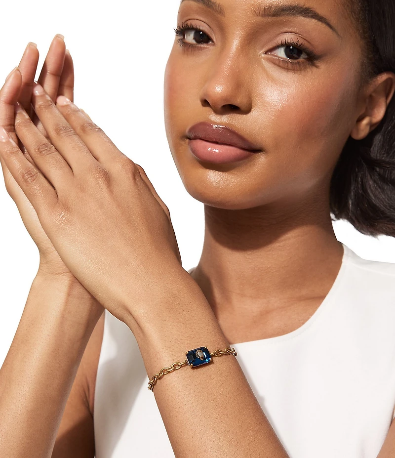 Kurt Geiger London Signature Eagle Gem Link Line Bracelet