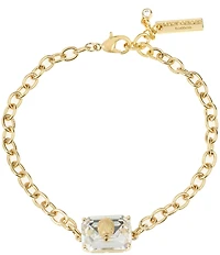 Kurt Geiger London Signature Eagle Gem Chain Link Line Bracelet