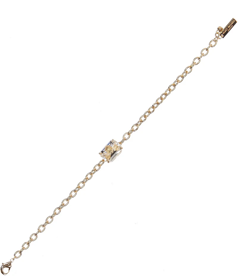 Kurt Geiger London Signature Eagle Gem Chain Link Line Bracelet