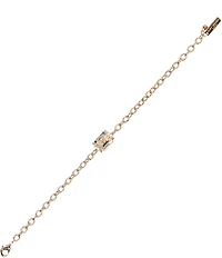 Kurt Geiger London Signature Eagle Gem Chain Link Line Bracelet