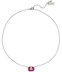 Kurt Geiger London Signature Eagle Gem Short Gold Pendant Necklace