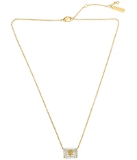 Kurt Geiger London Signature Eagle Gem Short Gold Pendant Necklace