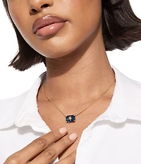 Kurt Geiger London Signature Eagle Gem Short Pendant Necklace