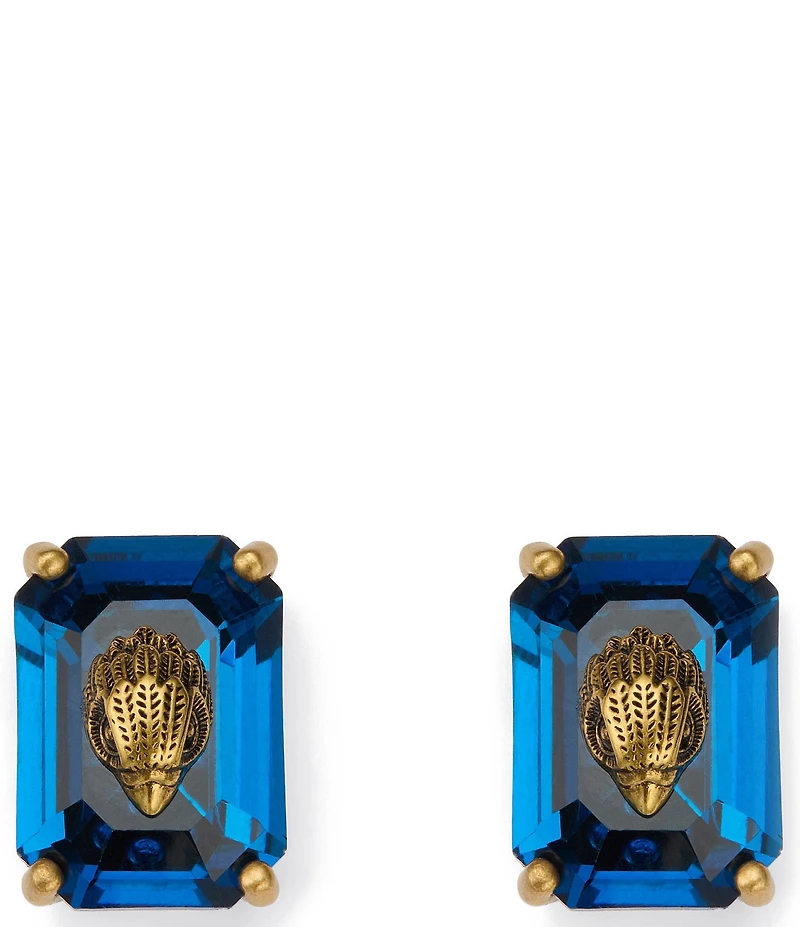 Kurt Geiger London Signature Eagle Gem Stud Earrings