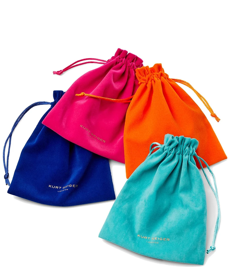 Kurt Geiger London Signature Eagle Gem Stud Earrings