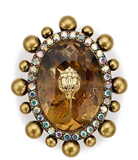 Kurt Geiger London Signature Eagle Gemstone Cocktail Ring