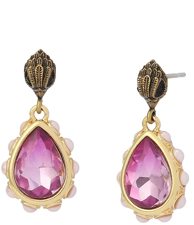 Kurt Geiger London Signature Eagle Gemstone Drop Earrings