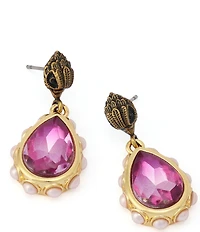 Kurt Geiger London Signature Eagle Gemstone Drop Earrings