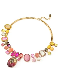 Kurt Geiger London Signature Eagle Gemstone Statement Collar Necklace
