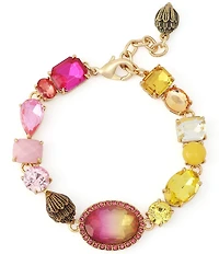 Kurt Geiger London Signature Eagle Gemstone Statement Line Bracelet