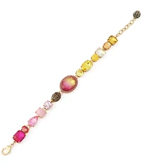 Kurt Geiger London Signature Eagle Gemstone Statement Line Bracelet