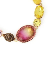 Kurt Geiger London Signature Eagle Gemstone Statement Line Bracelet