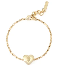 Kurt Geiger London Signature Eagle Heart Charm Line Bracelet