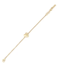 Kurt Geiger London Signature Eagle Heart Charm Line Bracelet