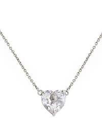 Kurt Geiger London Signature Eagle Heart Gem Short Pendant Necklace
