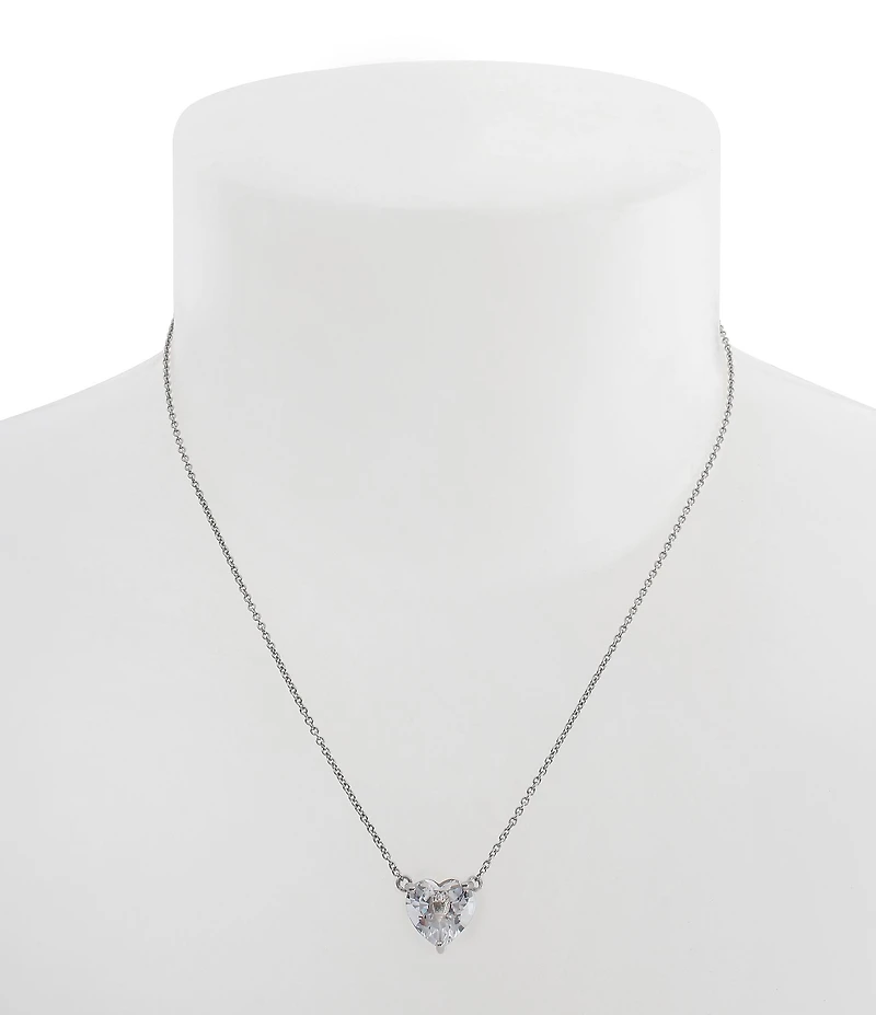 Kurt Geiger London Signature Eagle Heart Gem Short Pendant Necklace