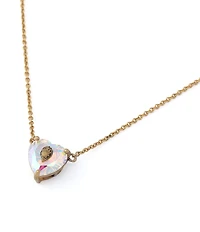 Kurt Geiger London Signature Eagle Heart Gem Short Pendant Necklace