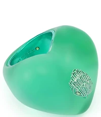 Kurt Geiger London Signature Eagle Heart Jelly Cocktail Ring