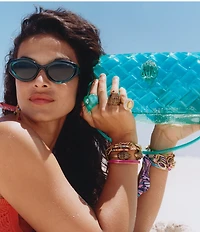 Kurt Geiger London Signature Eagle Heart Jelly Cocktail Ring