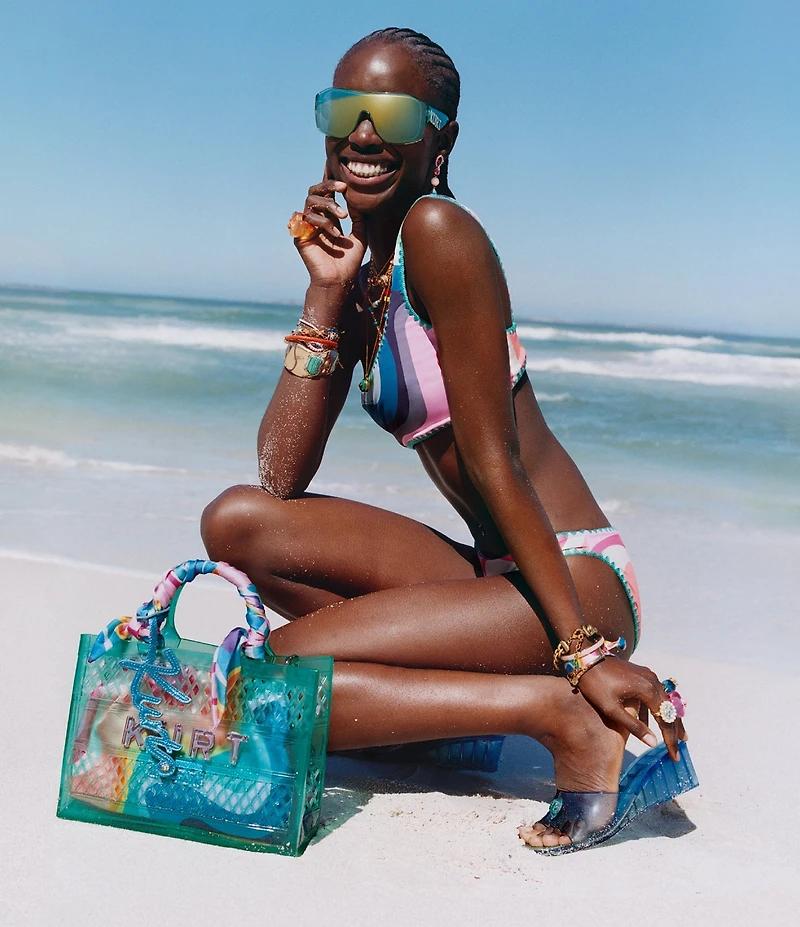 Kurt Geiger London Signature Eagle Heart Jelly Cocktail Ring