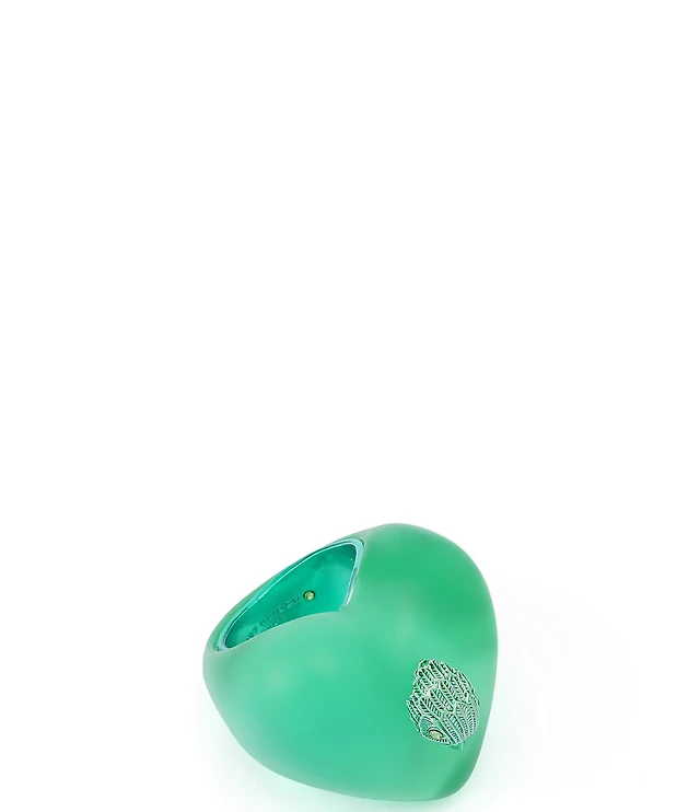Kurt Geiger London Signature Eagle Heart Jelly Cocktail Ring