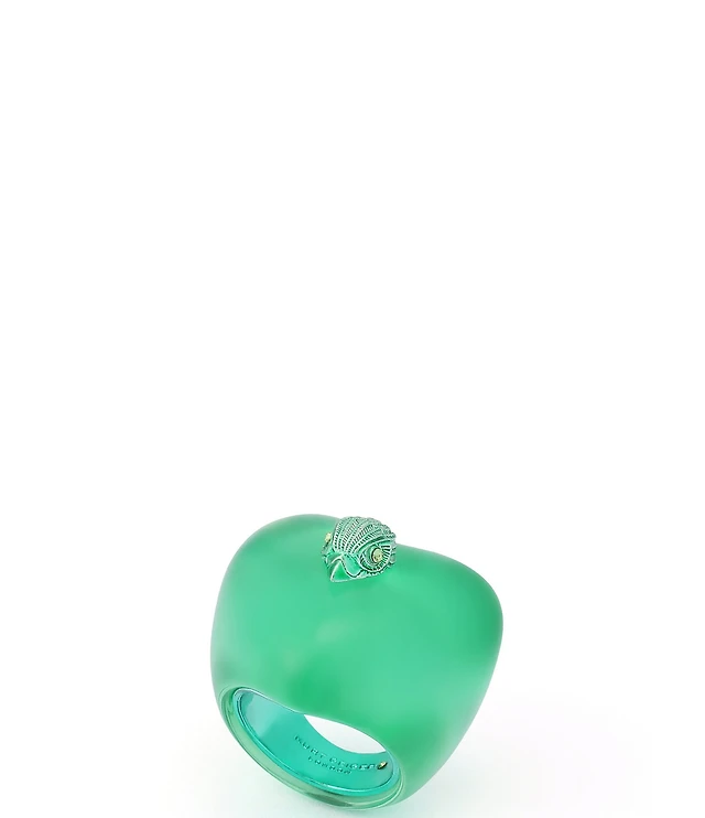 Kurt Geiger London Signature Eagle Heart Jelly Cocktail Ring