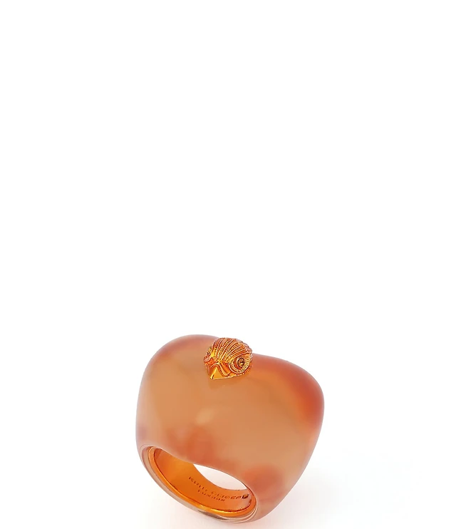 Kurt Geiger London Signature Eagle Heart Jelly Cocktail Ring