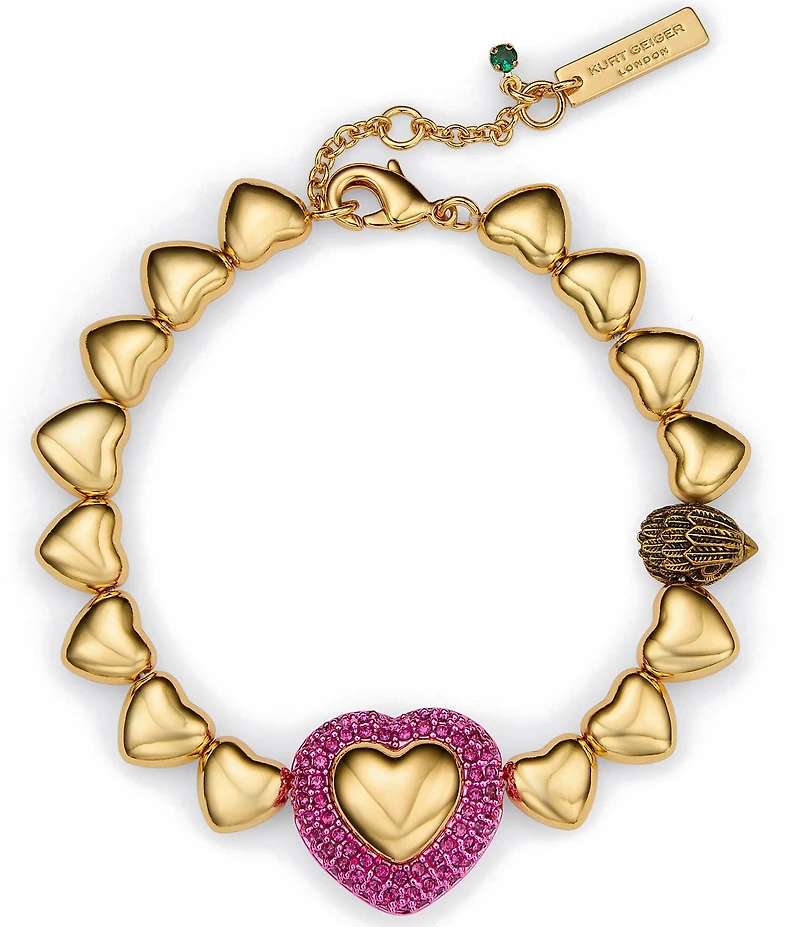 Kurt Geiger London Signature Eagle Heart Line Bracelet