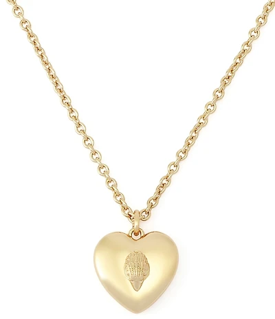 Kurt Geiger London Signature Eagle Heart Short Pendant Necklace