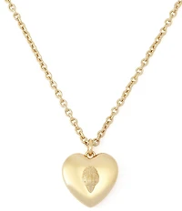 Kurt Geiger London Signature Eagle Heart Short Pendant Necklace