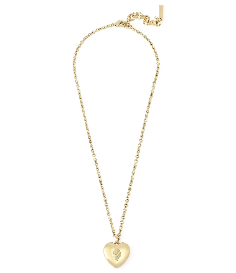 Kurt Geiger London Signature Eagle Heart Short Pendant Necklace