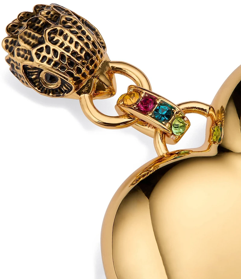 Kurt Geiger London Signature Eagle Heart Statement Drop Earrings