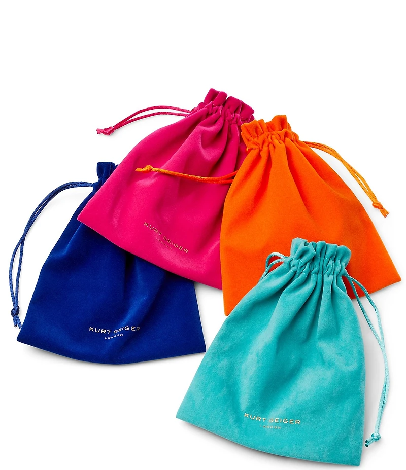 Kurt Geiger London Signature Eagle Heart Stud Earrings