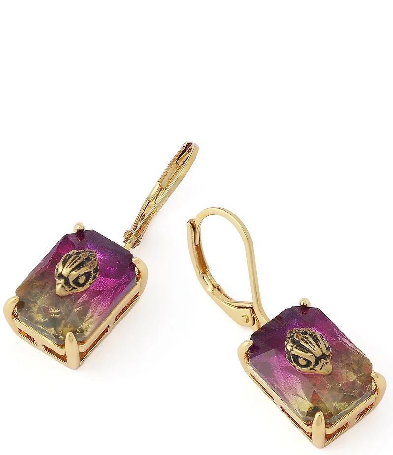 Kurt Geiger London Signature Eagle Ombre Stone Drop Earrings
