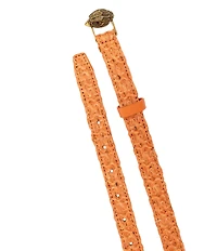 Kurt Geiger London Signature Eagle Raffia Belt