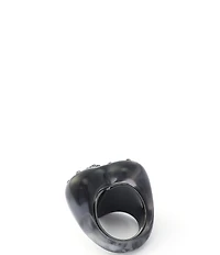 Kurt Geiger London Signature Eagle Resin Heart Cocktail Ring