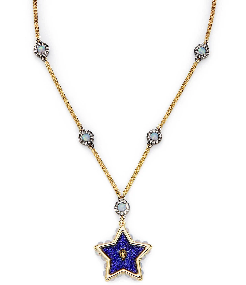 Kurt Geiger London Signature Eagle Star Short Pendant Necklace