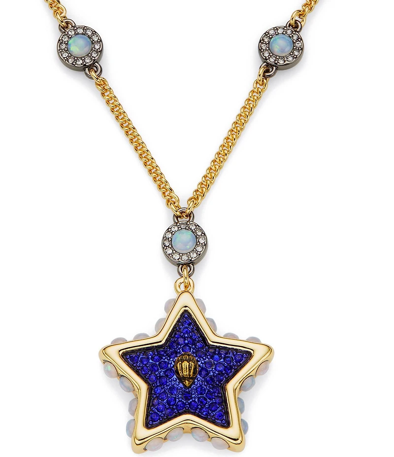 Kurt Geiger London Signature Eagle Star Short Pendant Necklace